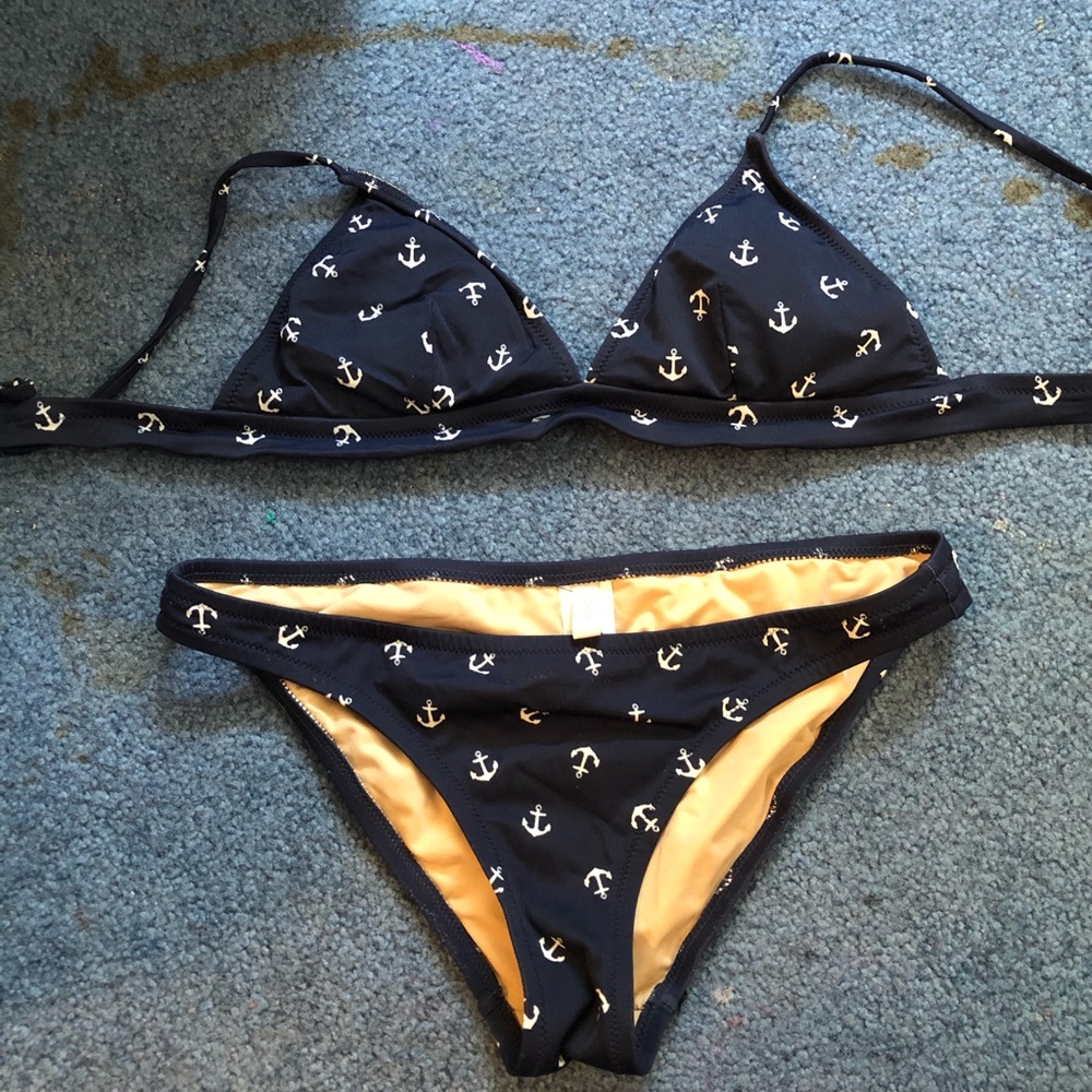J. Crew Anchor Bikini Set